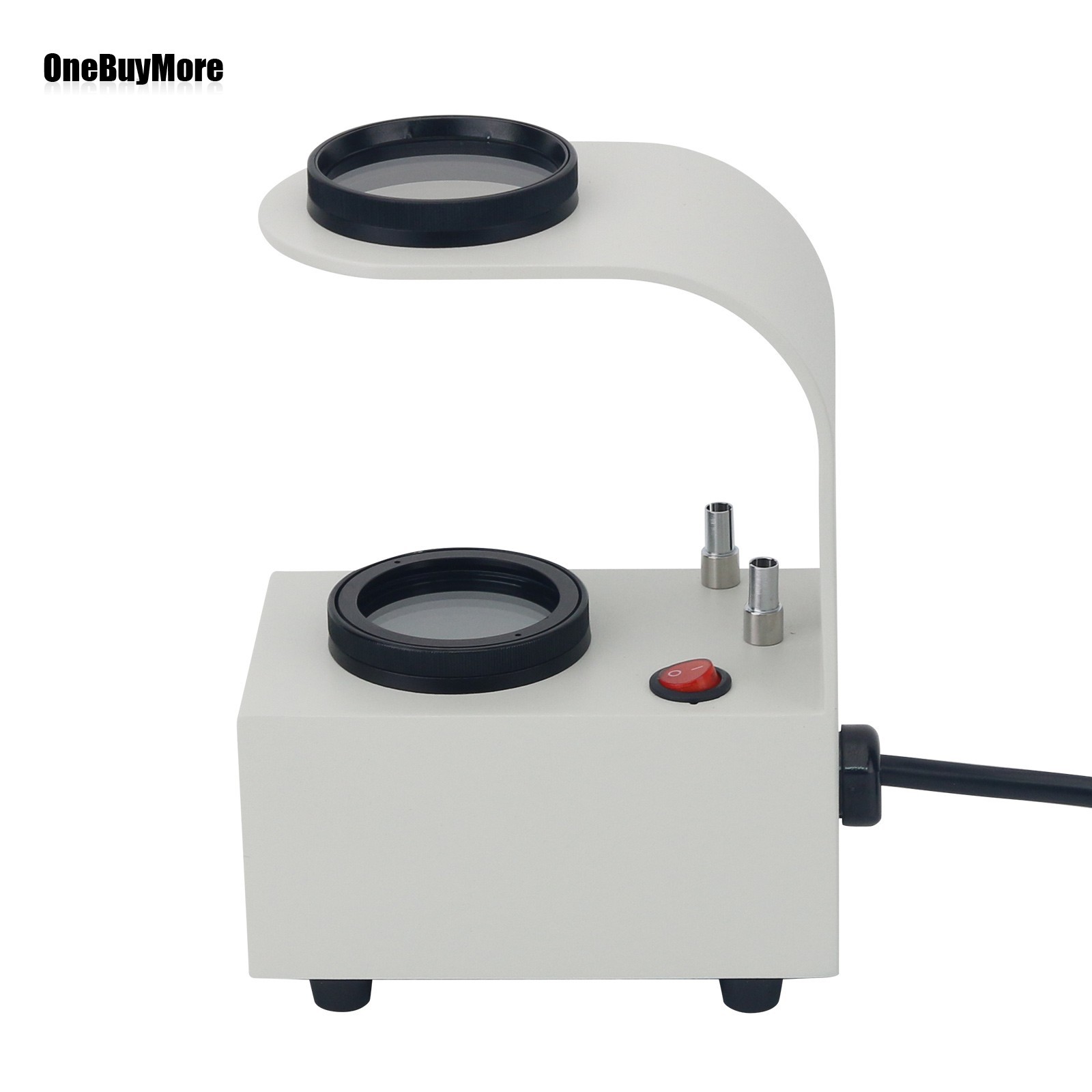 Desktop Polariscope Magnifier Tool with Rotatable Objective Table for Jewelry