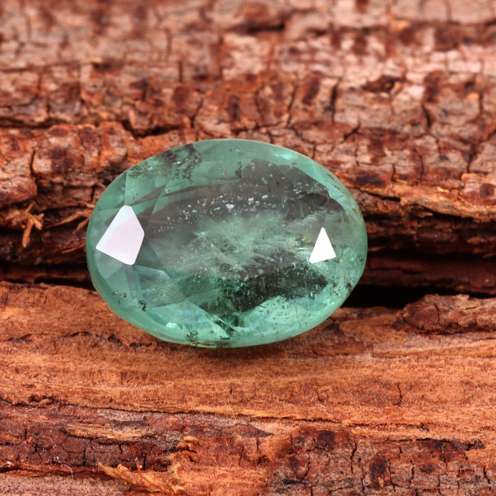 2.29 Ct Certified Natural Zambian Emerald Faceted Oval Cut Loose Gemstone