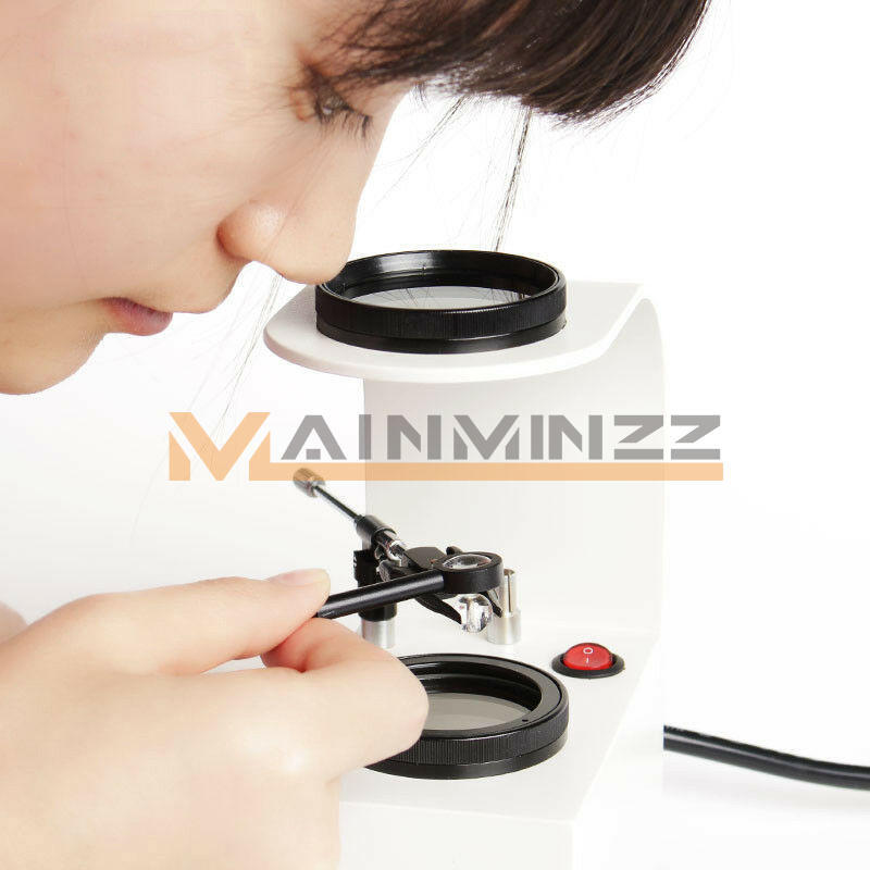 ONE New Jewelry polariscope Desktop magnifier Gem identification tool +Gem Clip