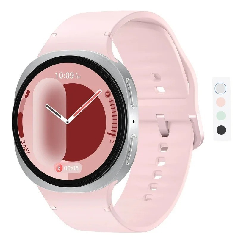 Silicone Watch Band For Samsung Galaxy Watch 8 40mm 44mm Classic 46mm Strap