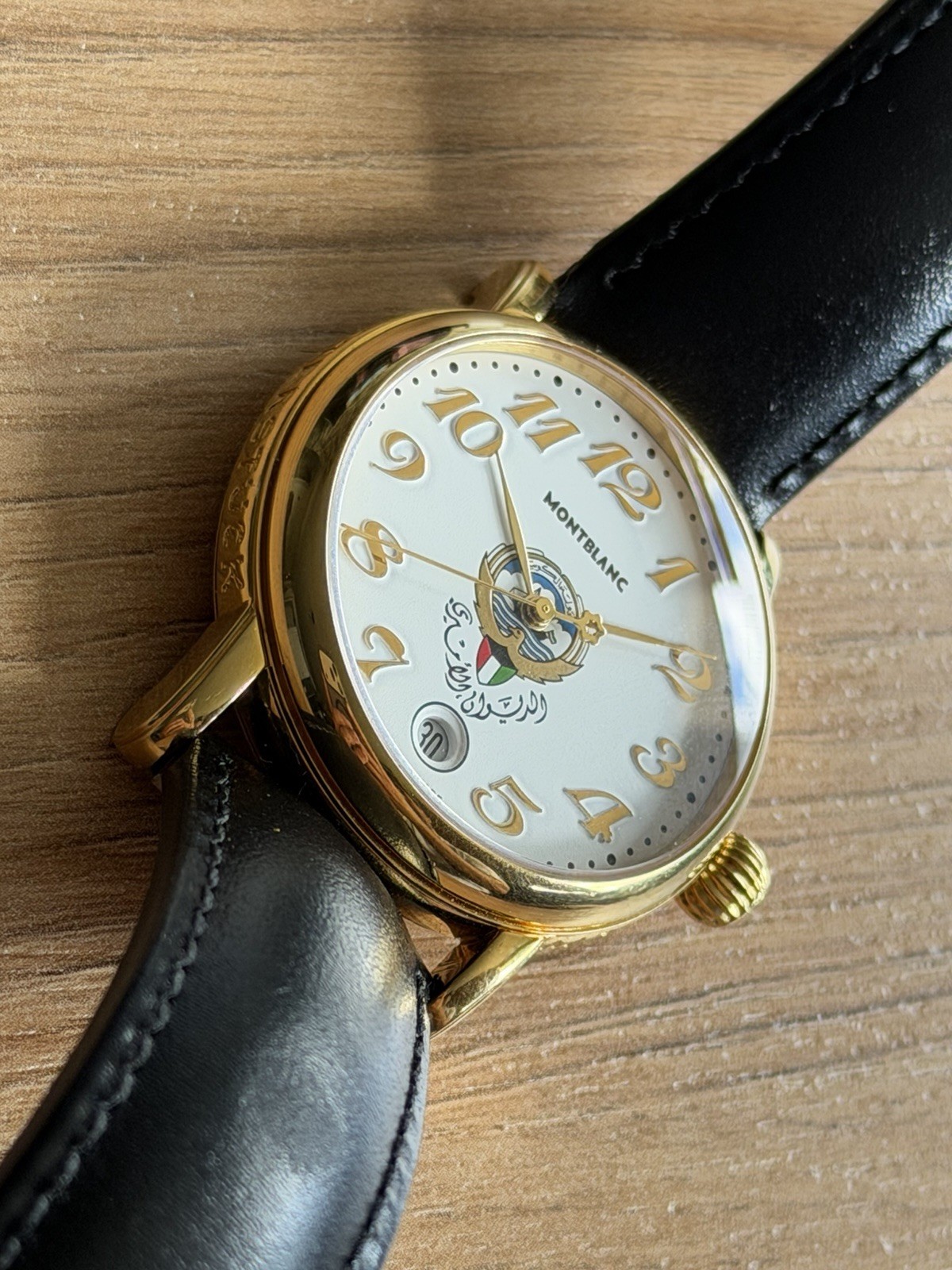 Montblanc Meisterstuck 7002 Kuwait Special Quartz Original Men Preserved Plated