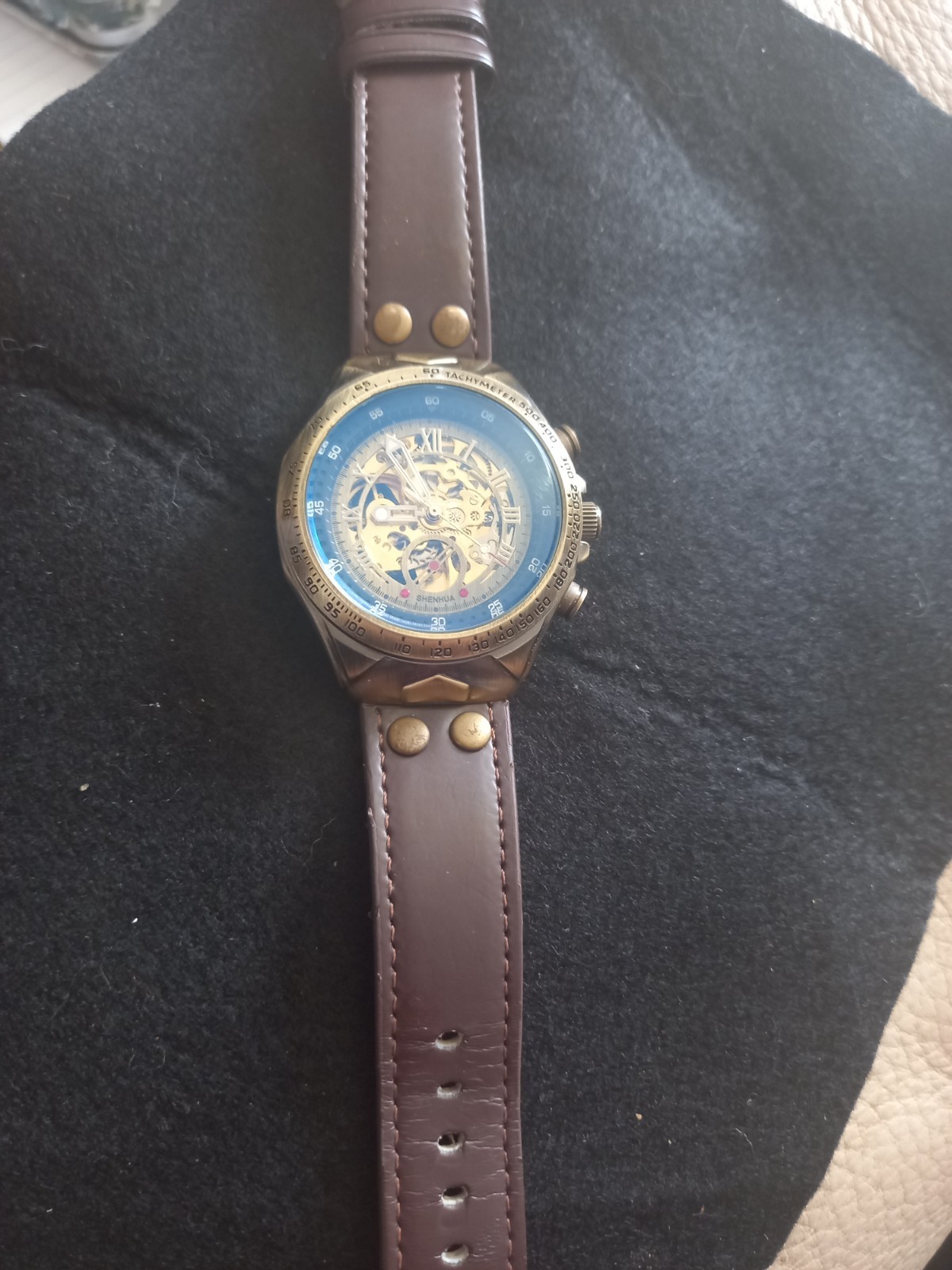 Shenhua Mens Automatic Skeletal Watch