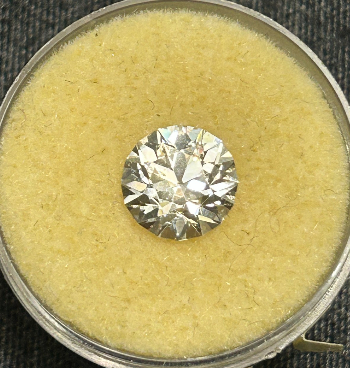 Vintage 6.00ct GGG Diamond Simulant Round Brilliant Loose Stone 8.7mm