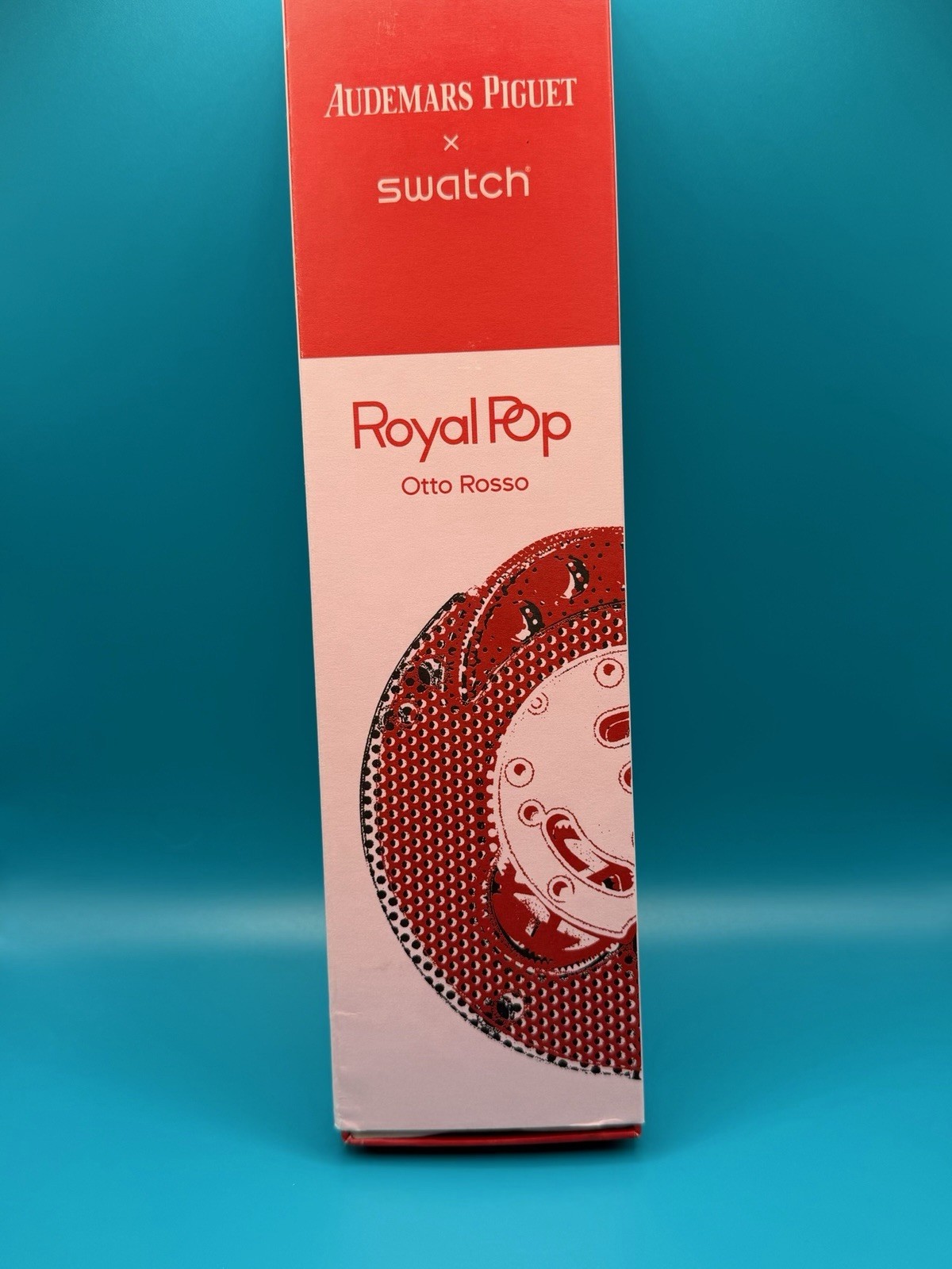 Audemars Piguet x Swatch Royal Pop Otto Rosso Pink Bioceramic Quartz Pocketwatch
