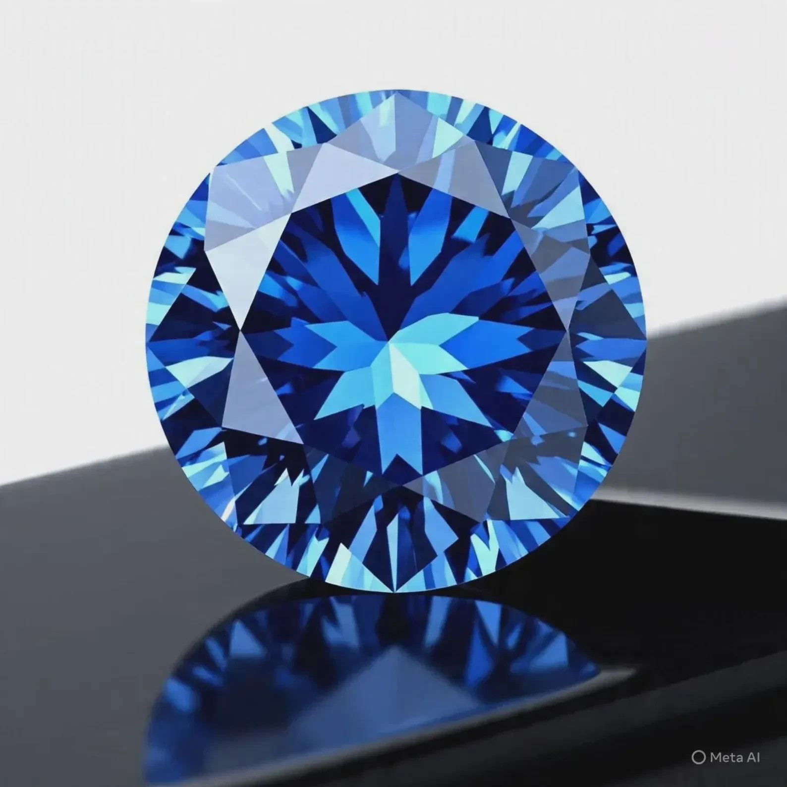 CERTIFIED 7.00 Ct Natural blue Diamond round LOOSE VVS1/ 13.0 mm