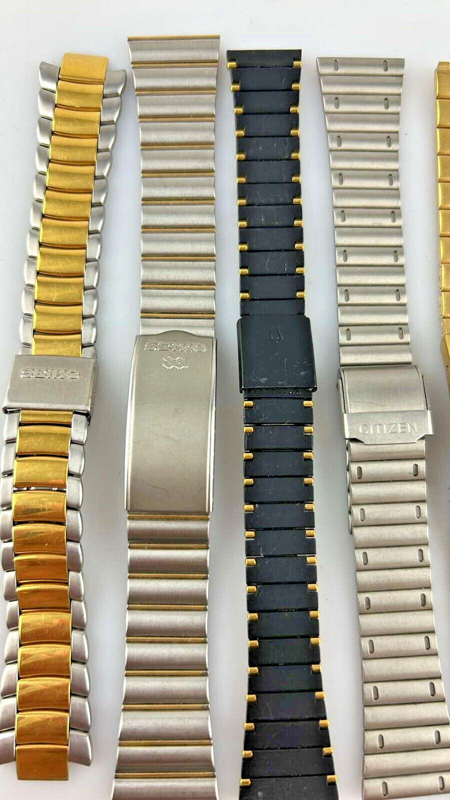 Stock 17 Seiko Citizen Watch Deployant Closures Various Sizes Used