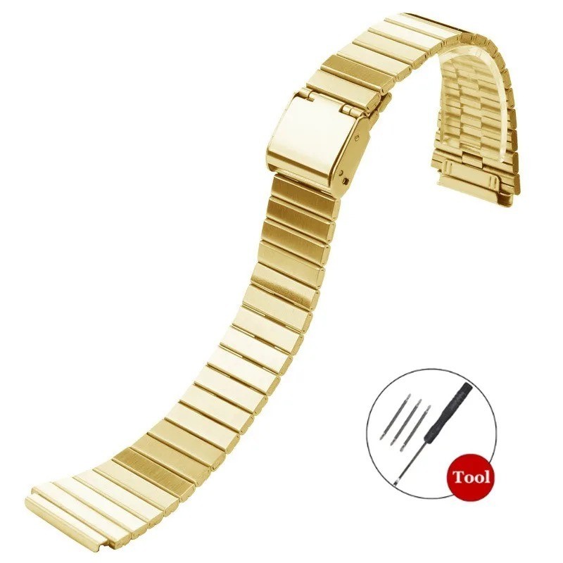 Stainless Steel Watch Band for F91W A158 A168 B650 AQ230 AE500W 18/20mm