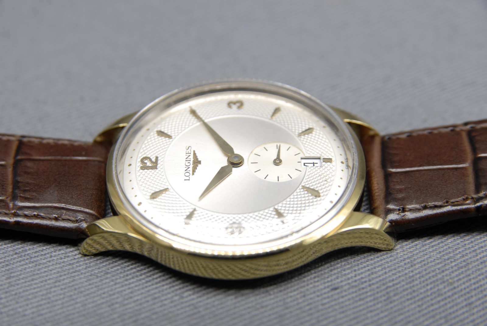CLA’d [N MINT] LONGINES La Grand Classique L4.685.2 36mm Gold Small AT Men Watch