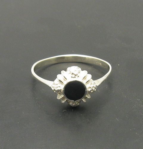 925 Sterling Silver Ring With Enamel Solid R000863 EMPRESS