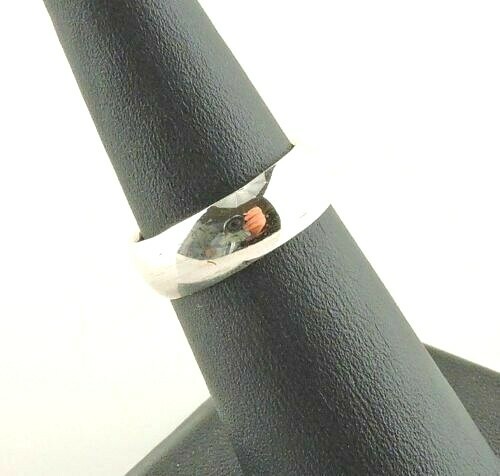 Sterling Silver 6 mm Wide Band Ring – Free Gift Packaging