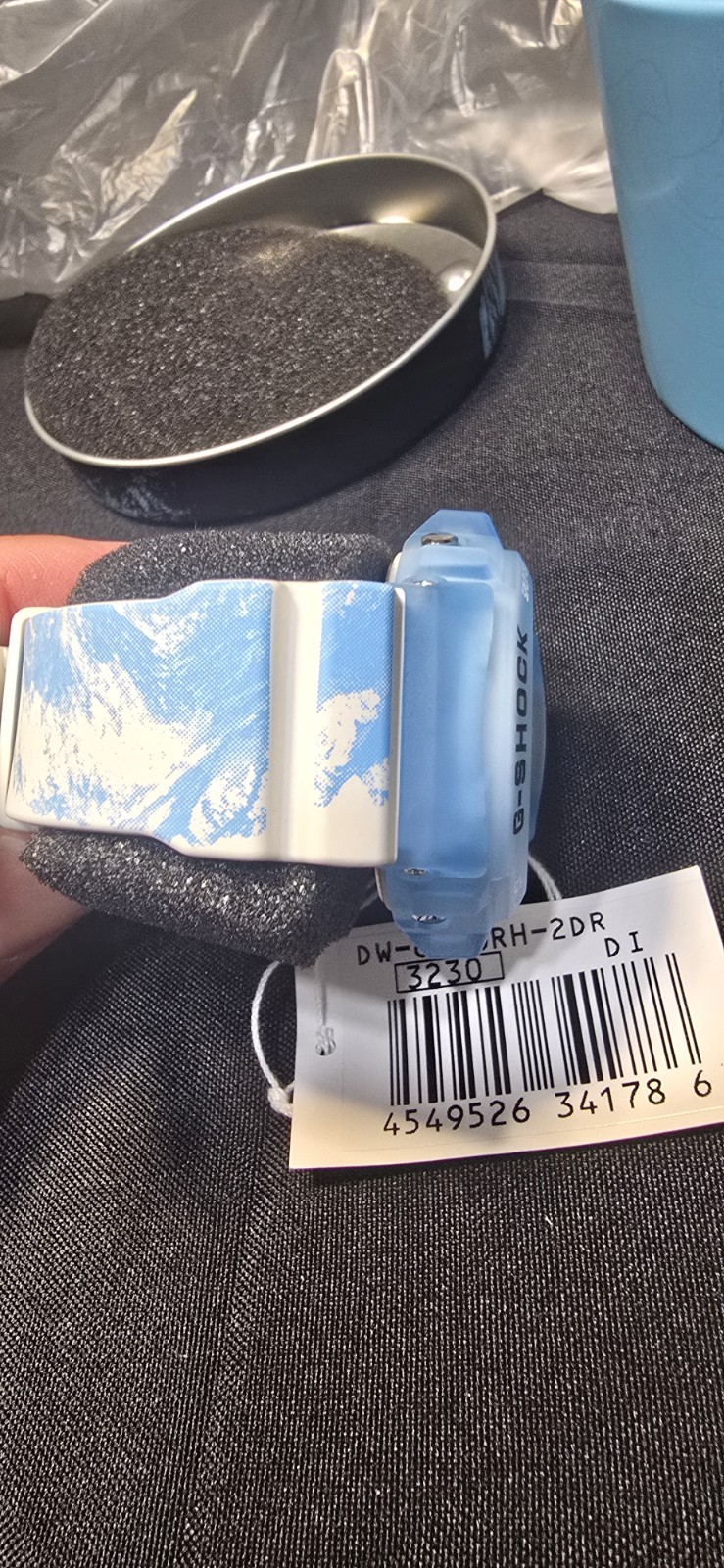 G-SHOCK DW-6900RH-2JR Digital Watch Rui Hachimura Signature Blue