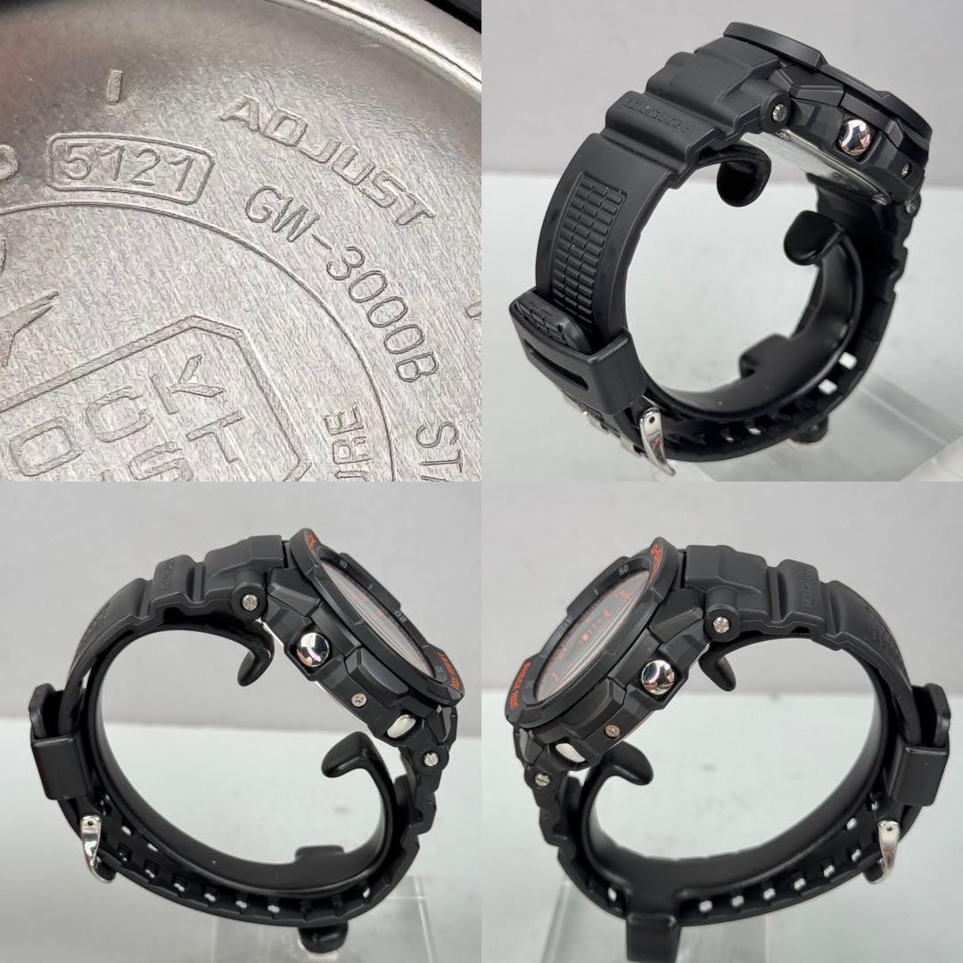 Casio G-Shock Gravity Master GW-3000B-1AJF Black Orange Used from Japan