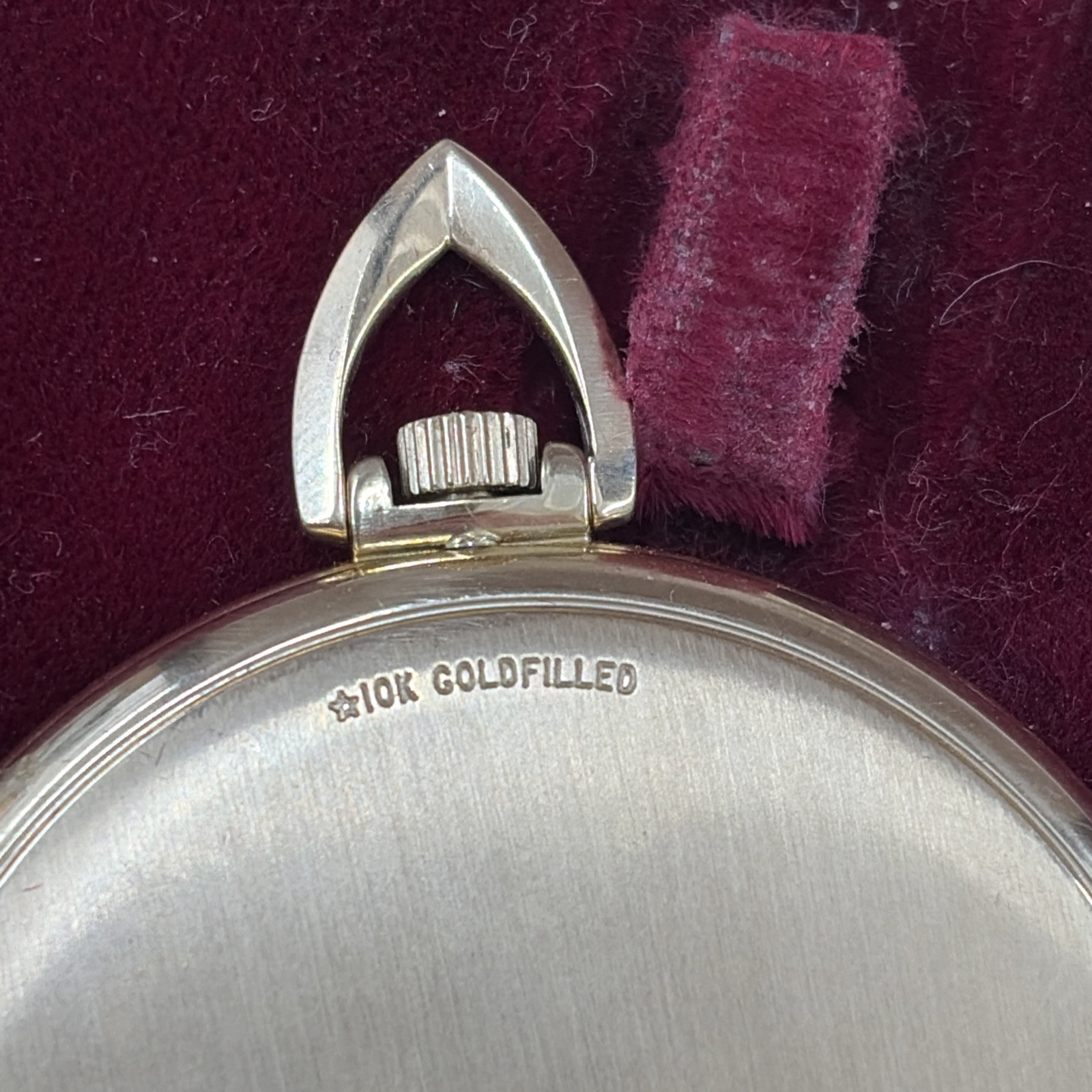 Vintage 1960s Omega 10K Gold Filled Dress Pocket Watch Central Seconds
