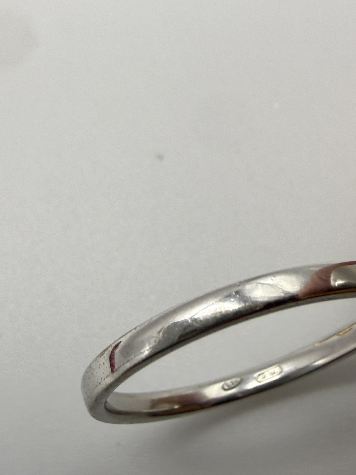 Set of 3, 925 Silver Yellow and White Gold Plated Rings, 2cm diameter