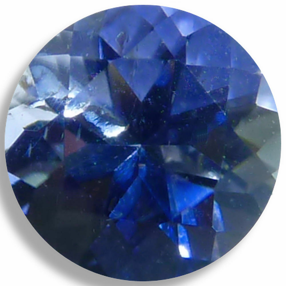 Natural Iolite Violet Round Faceted Loose Gemstones Fine Cut AA+