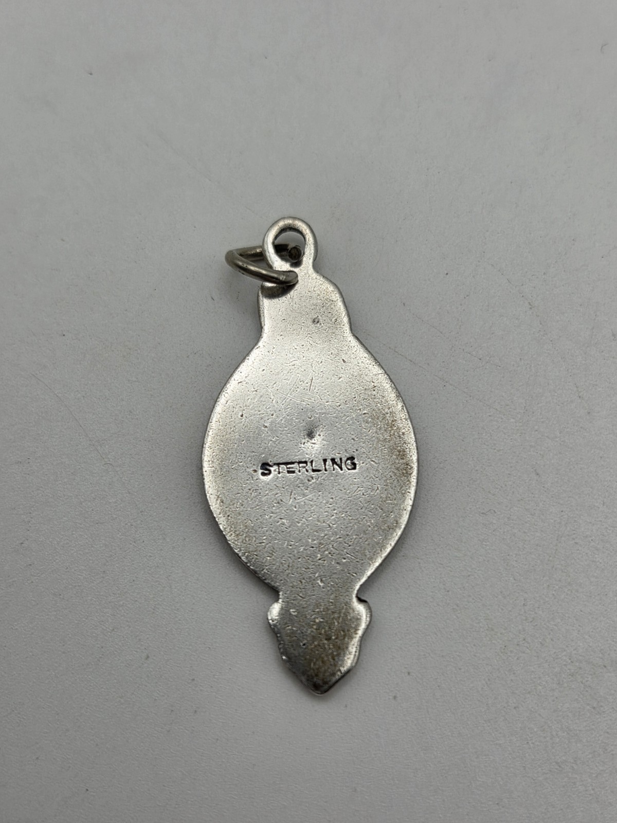 925 Vintage Sterling Silver Viking Ship Charm Or Pendant