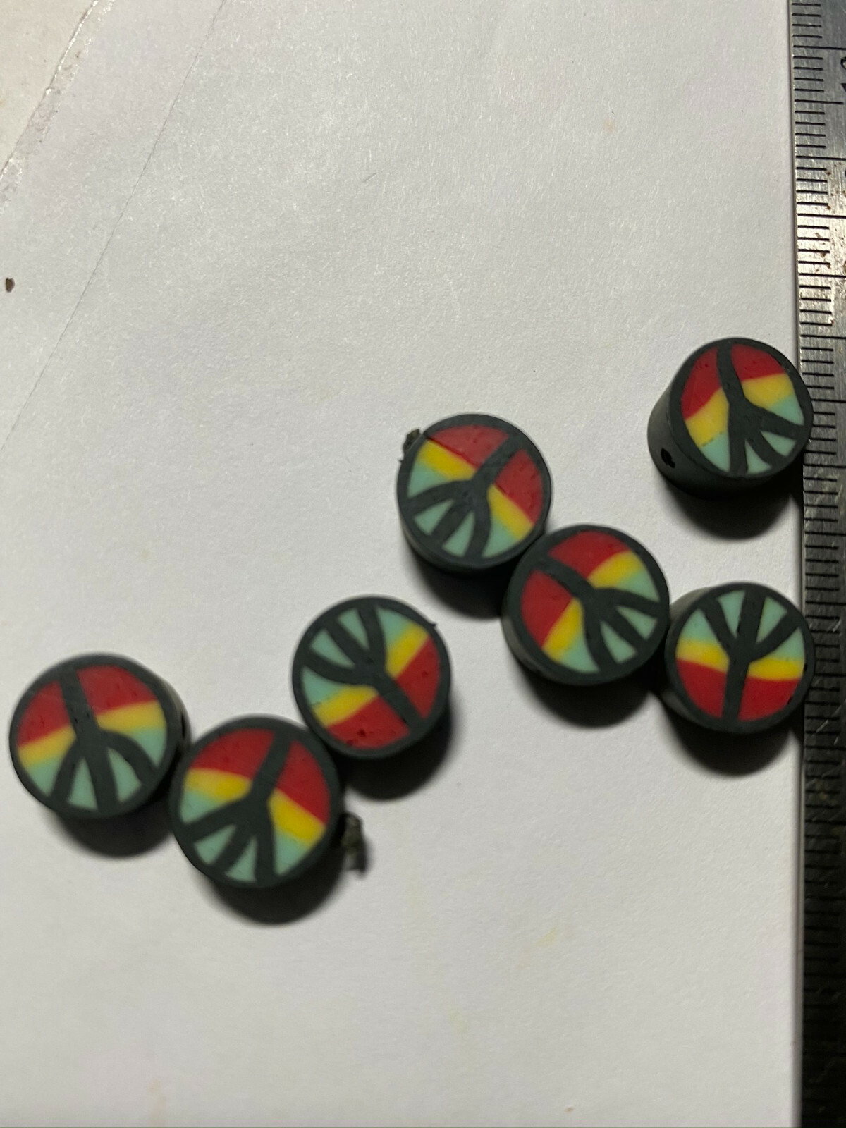 Polymer Clay Beads ***UPICK**** Fimo Clay Beads Flower Beads