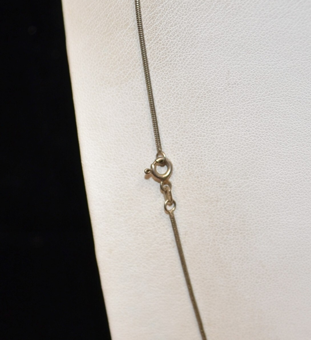 Sterling Silver Thin Omega Chain Necklace 30.0″ #FMC709