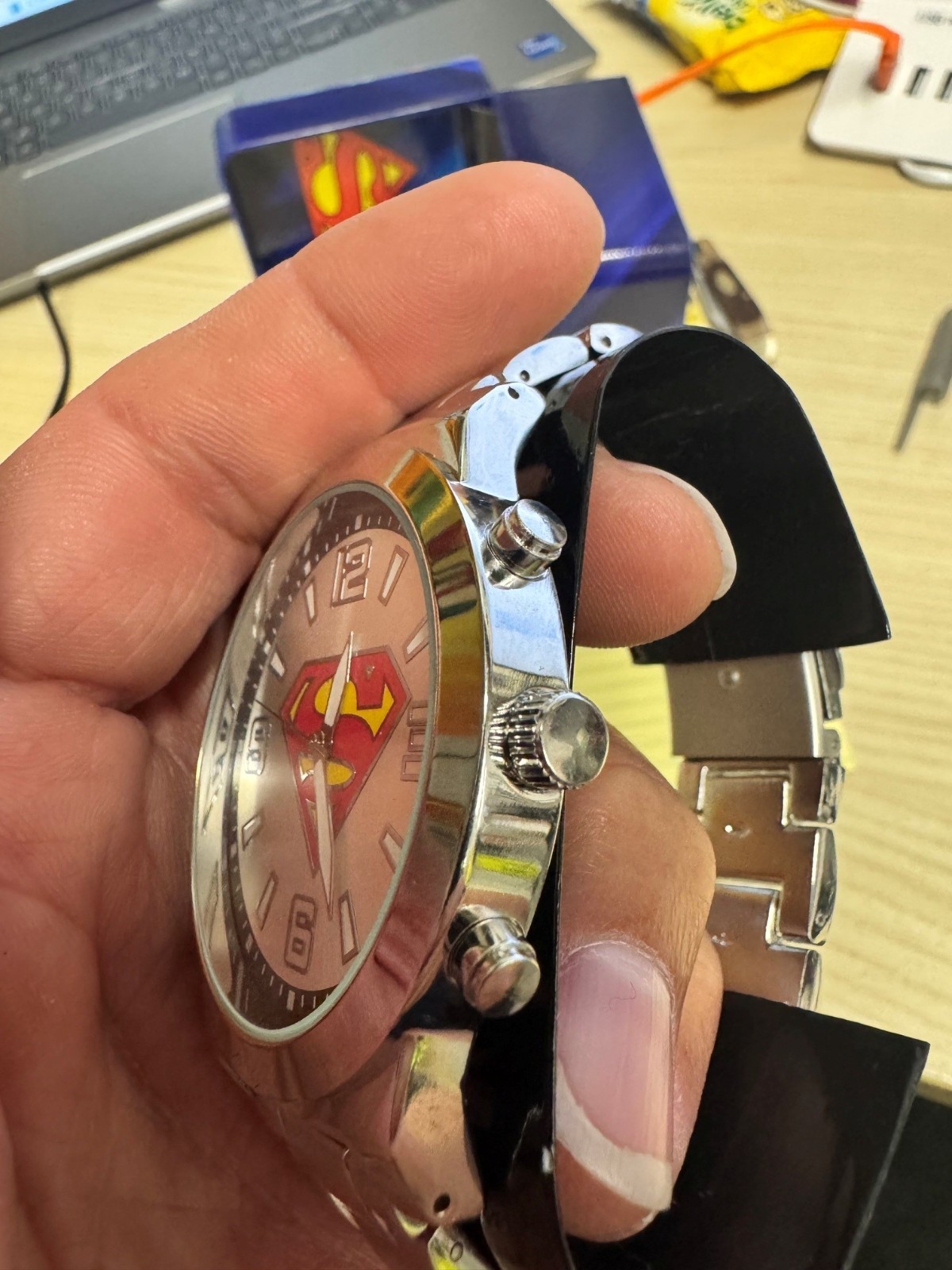Superman (DC Comics) Watch by Accutime 47 mm