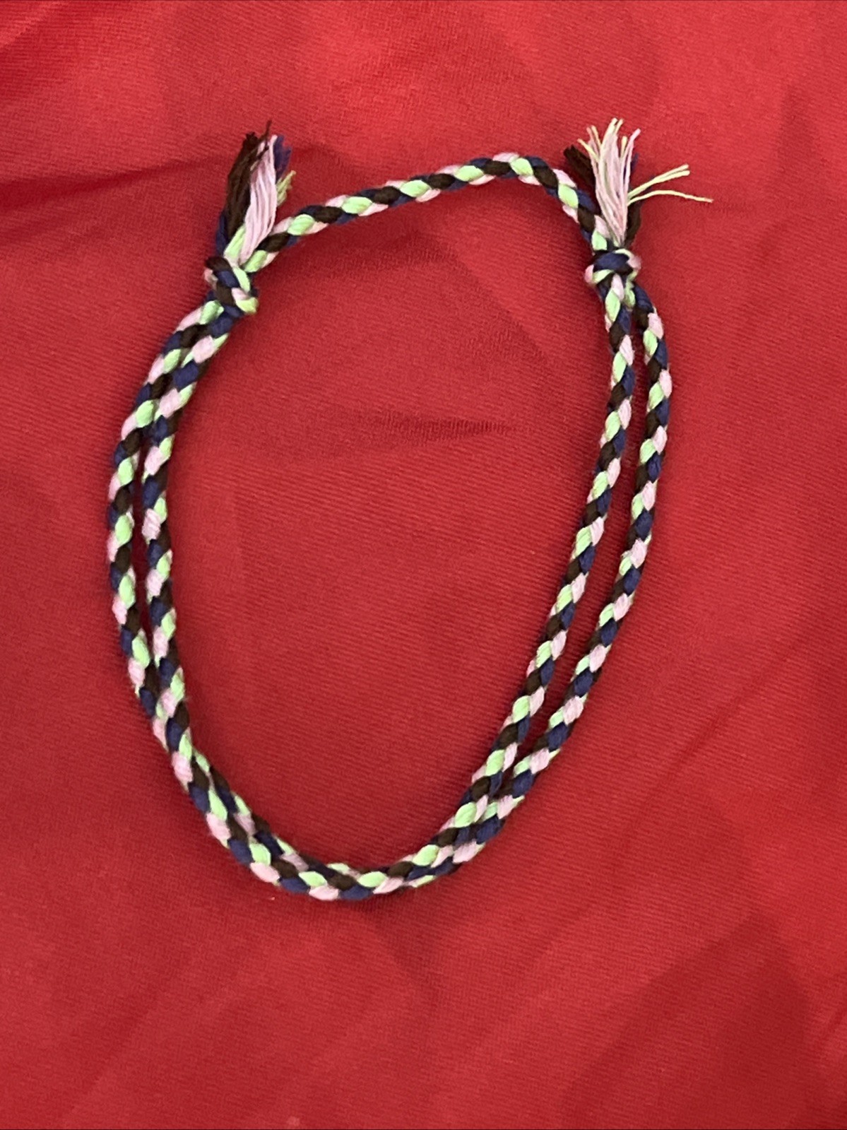 NEW BOHO BRAID THREAD FRIENDSHIP BRACELET ADJUSTABLE LIME PINK PURPLE BROWN NIP