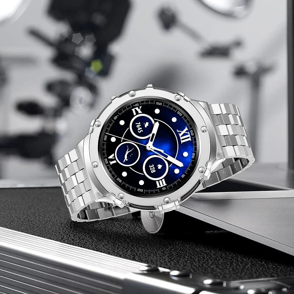 Metal Modification Kit Case Strap for Samsung Galaxy Watch 5 Pro 45mm Steel Band
