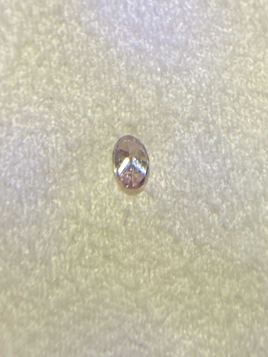 [jerseychou] Natural Fancy pink diamond 0.14 ct , Even, GIA