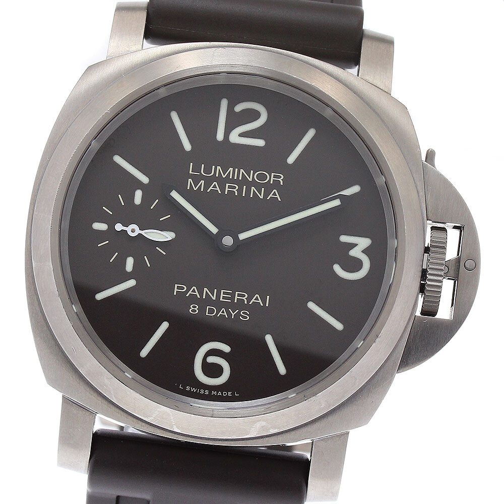 PANERAI Luminor Marina 8 Days Titanio PAM00564 Hand Winding Men’s Watch_886915