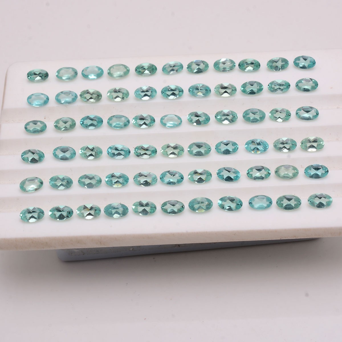 35 Pcs Natural Apatite Neon Green 5mmx3mm Oval Cut Untreated Stunning Gemstones