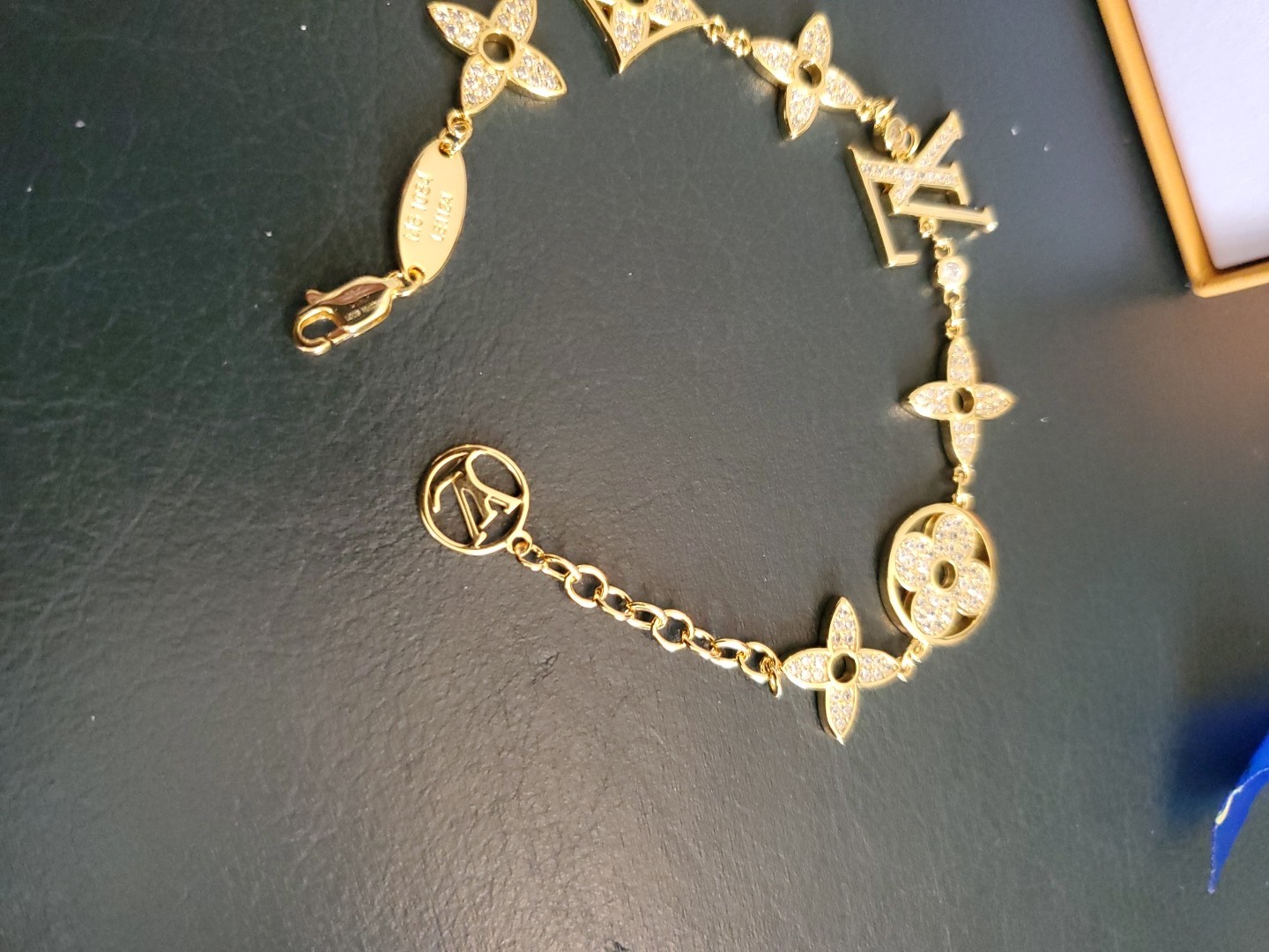 LOUIS VUITTON Bracelet Monogram Colorful Charm Goregeous