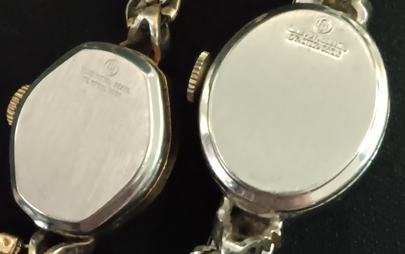 H watch lot 10 watches Hamlin Homer Helbros gold silver tone parts or repair
