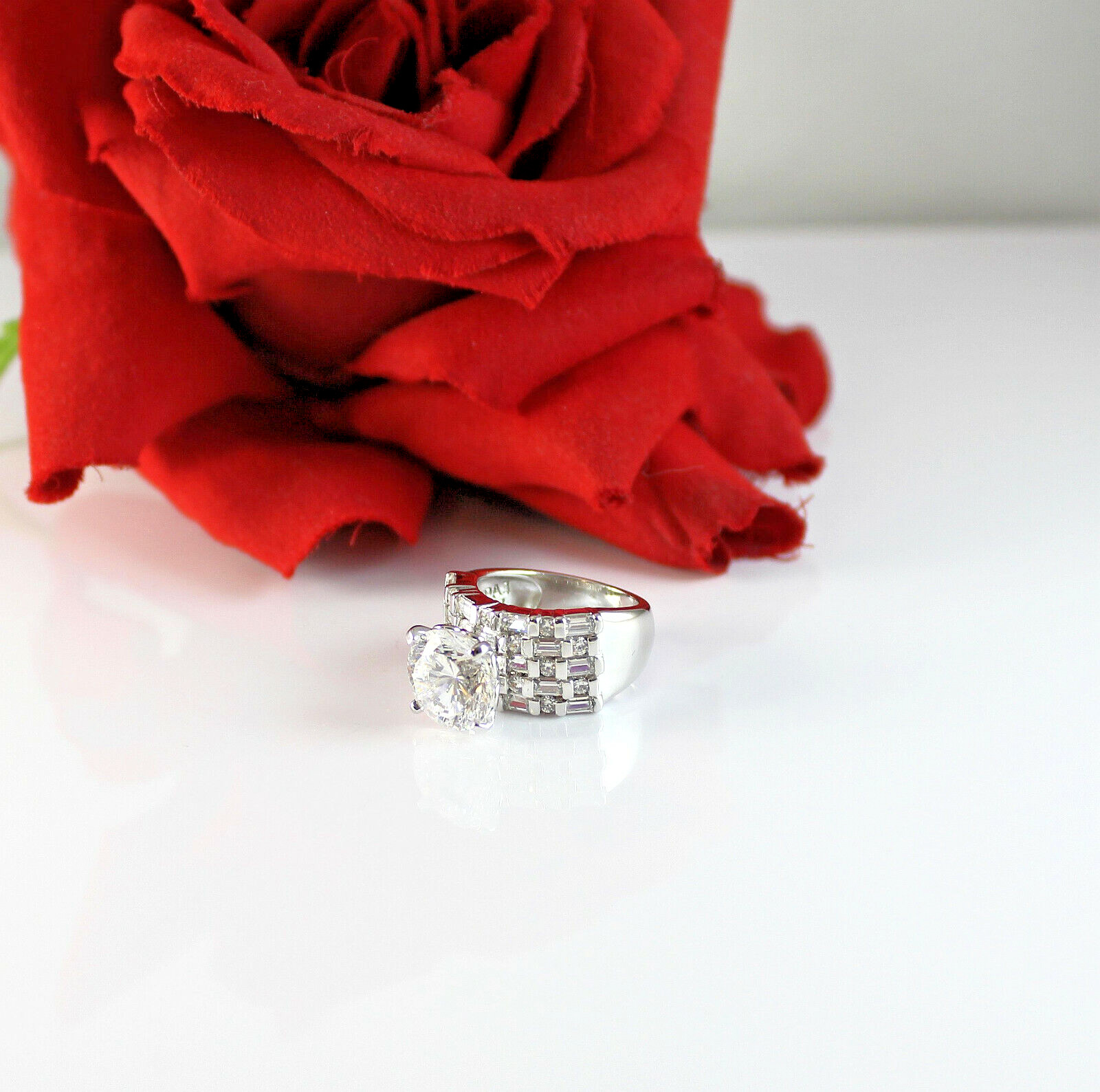 Sterling Silver PAJ CZ Sparkling 7.83g Cocktail Ring Size 5 CAT RESCUE