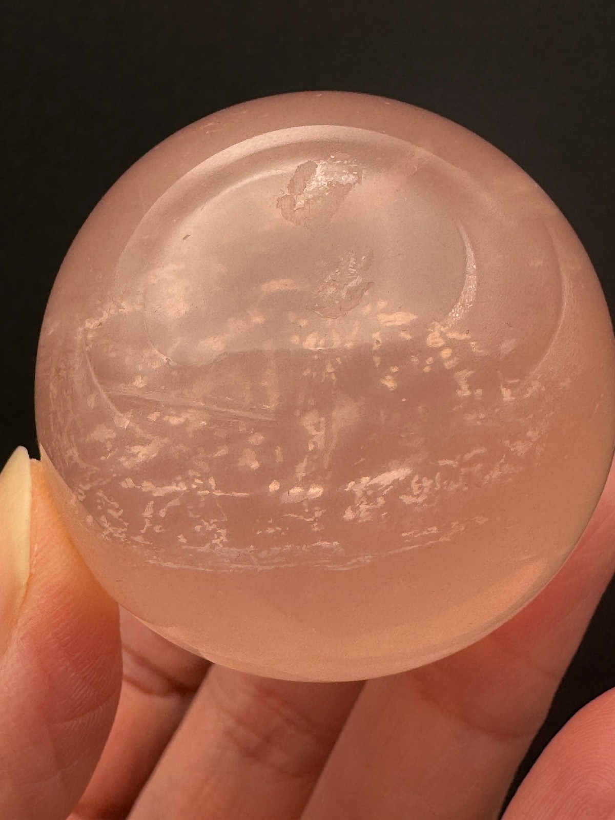 Rose Quartz Sphere for Love Harmony and SelfCare
