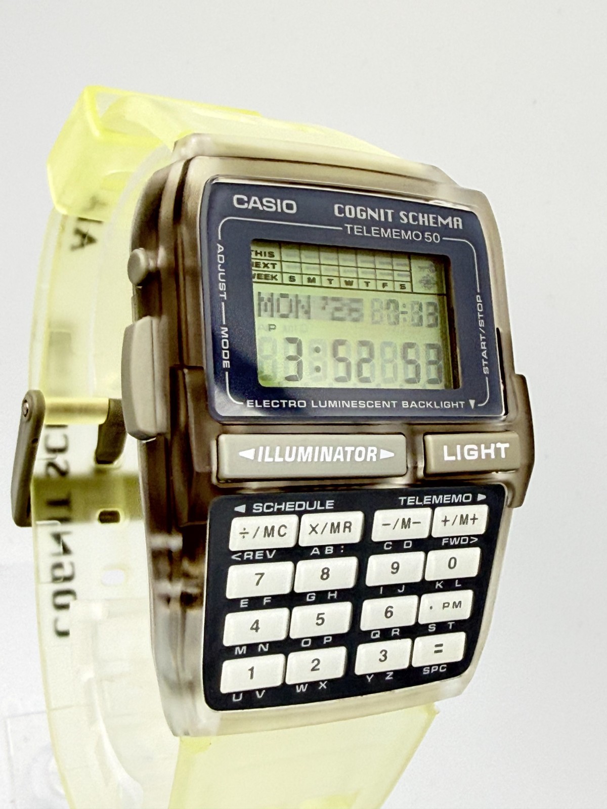 CASIO DBC-63 Cognit Schema Nazca Data Bank Digital Calculator Watch – Rank A