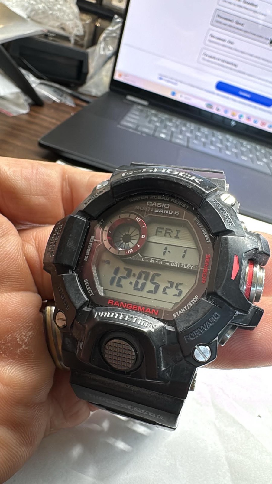 Casio G-Shock Rangeman GW9400 Men’s Watch A20 NEW BATT