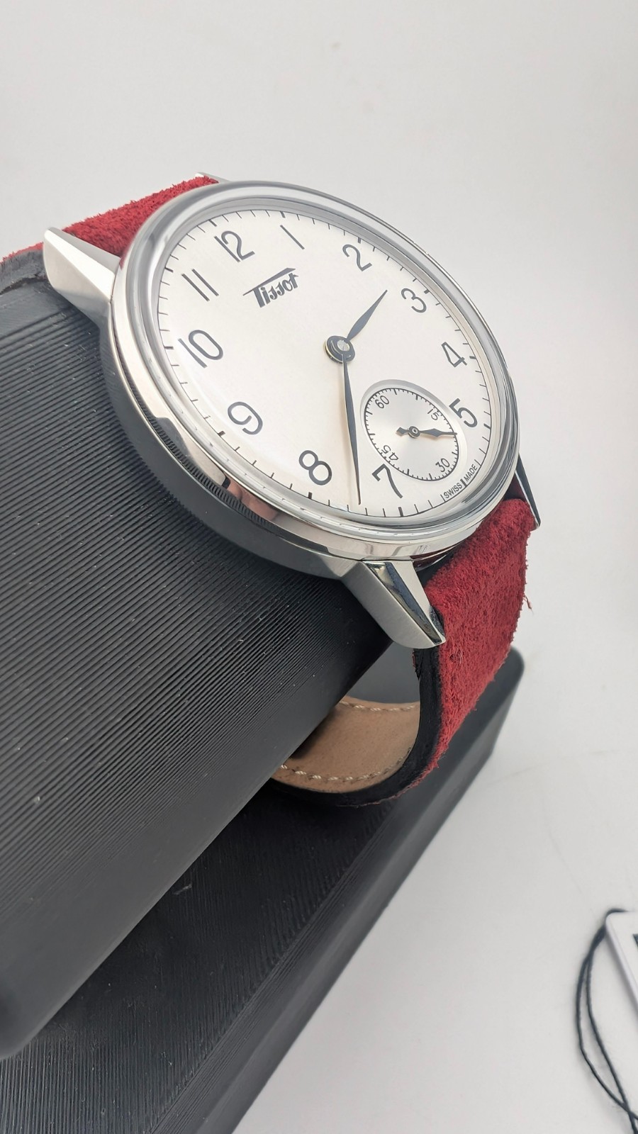Tissot Heritage Petite Seconde White/sil Dial Leather Strap Watch T1194051603700
