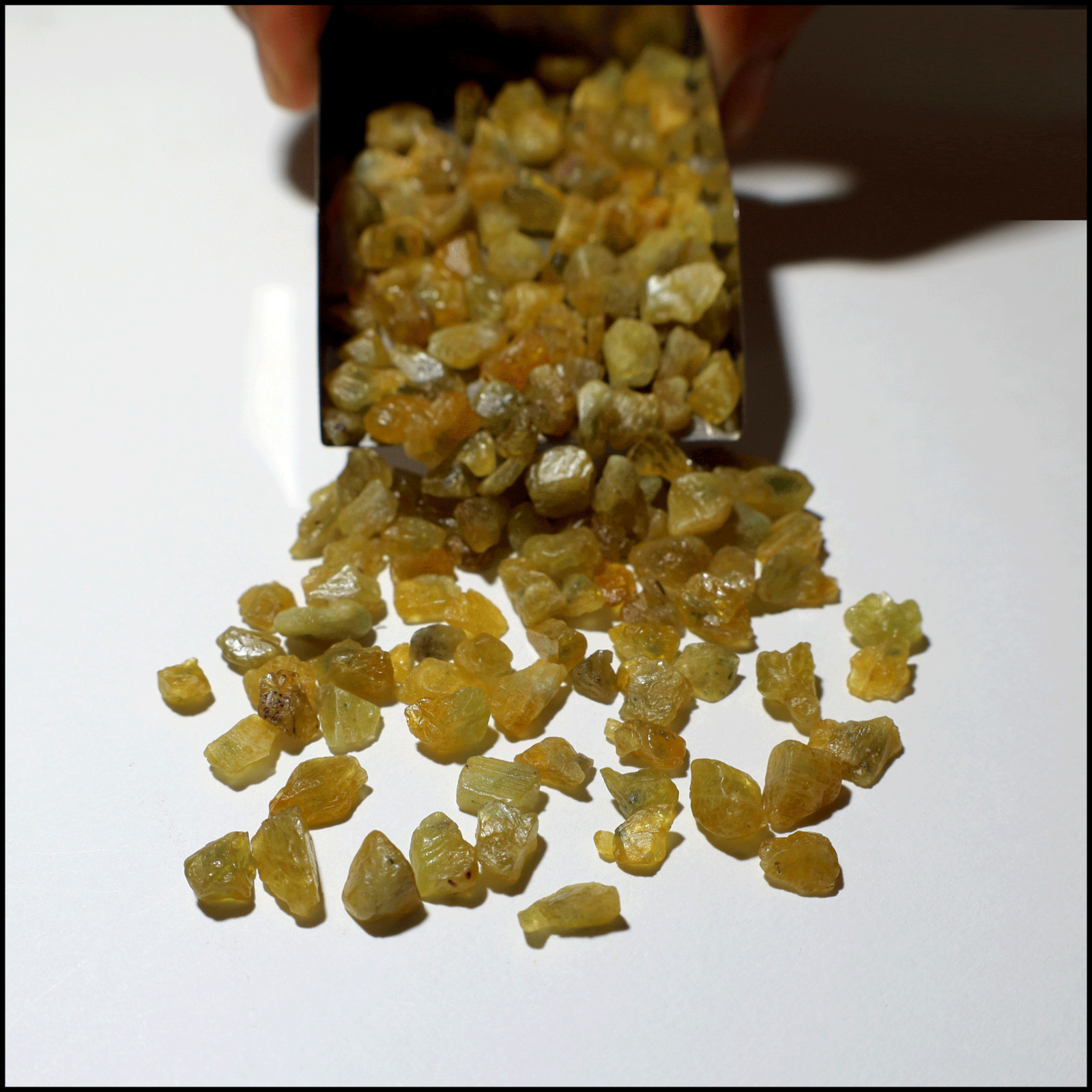 African Gold~ 173 PC Nigerian Yellow Sapphire Untreated 5mm-12mm Rough Gemstones