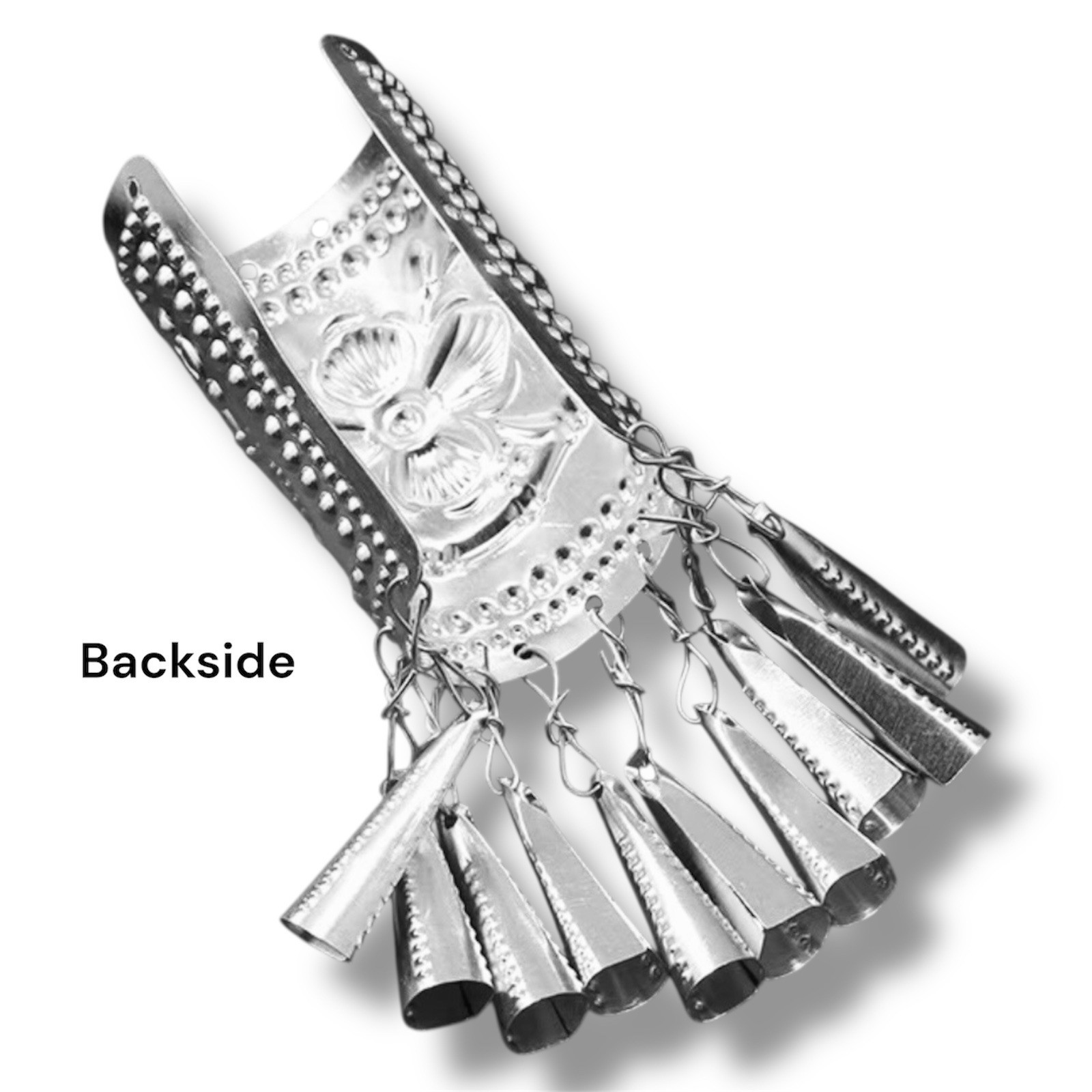 End-Cap Tribal-Style Punched-Aluminium Tassels Hair-braids Fashion* Accessory