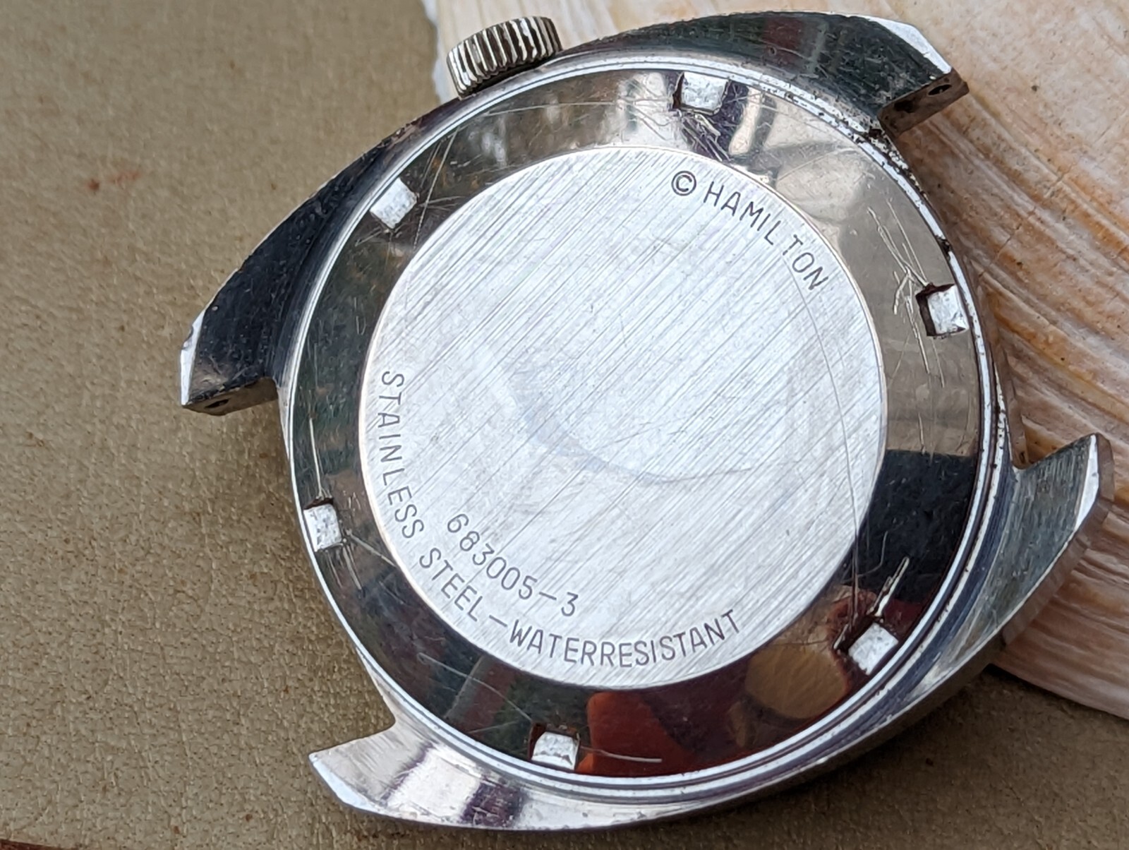 Vintage 1970’s Hamilton Electronic All SS Watch w/Signed Crown,ESA 9154 Mvmt