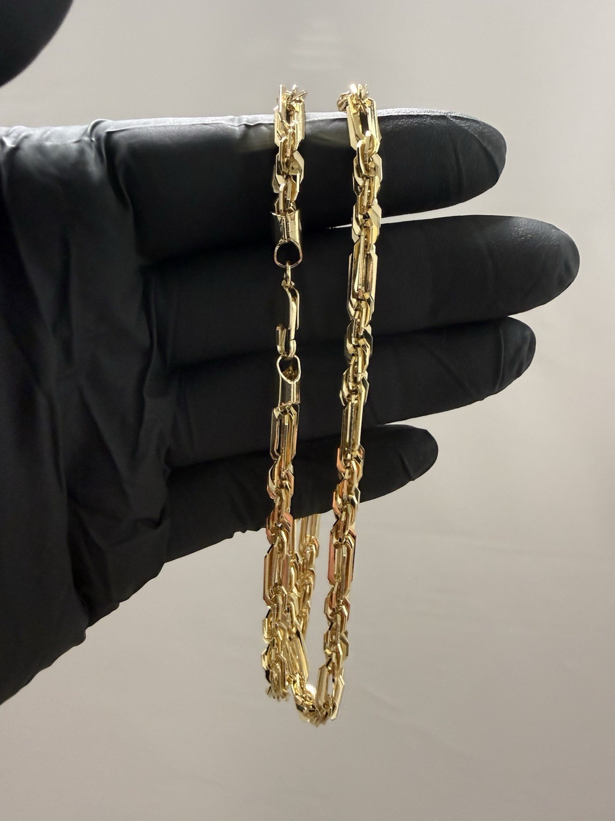 milano chain necklace 14k gold filled 21.5 inch 5mm lobster clasp