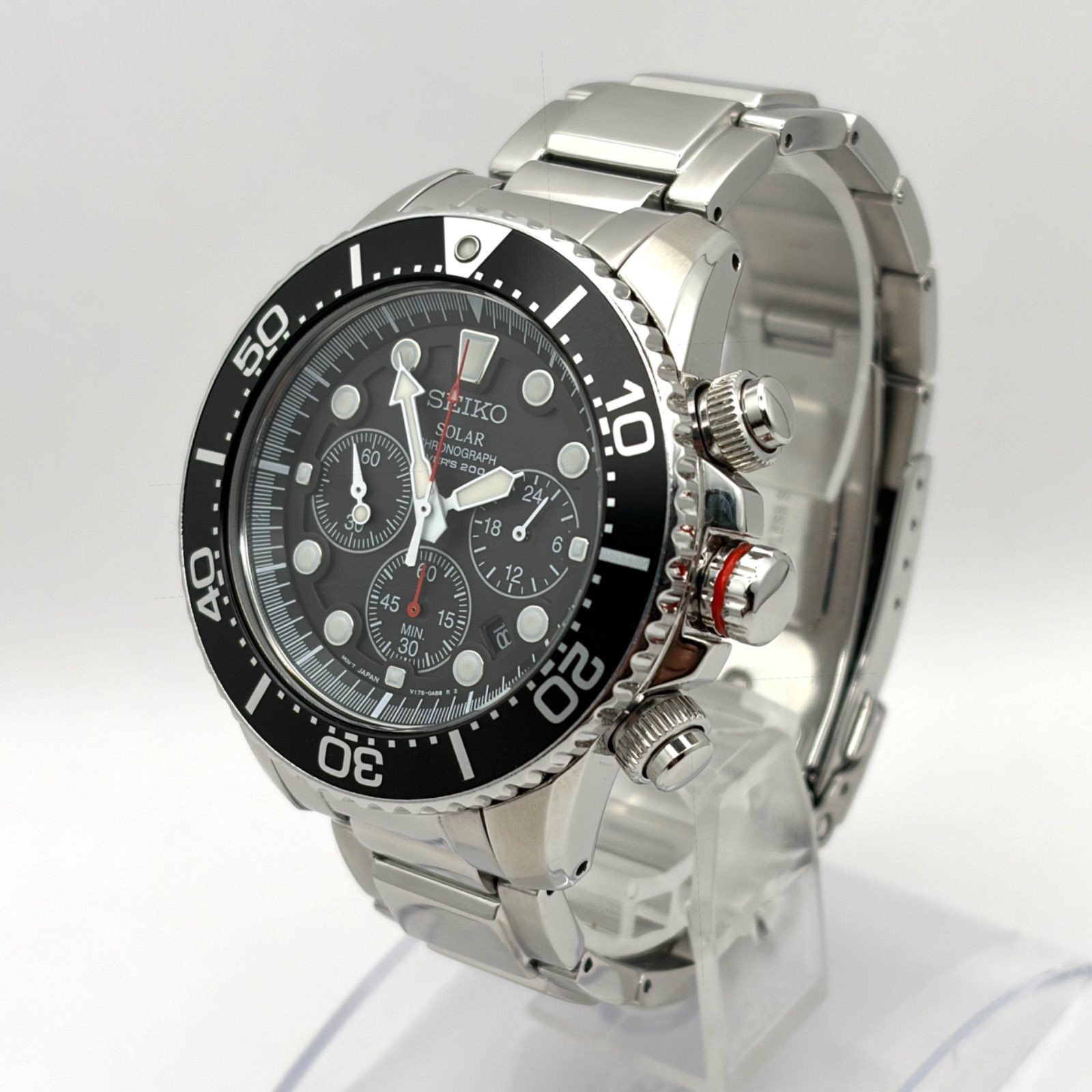 (T891) , Normal Operation SEIKO PROSPEX Diver’s Chronograph SSC015 V175-0AD0