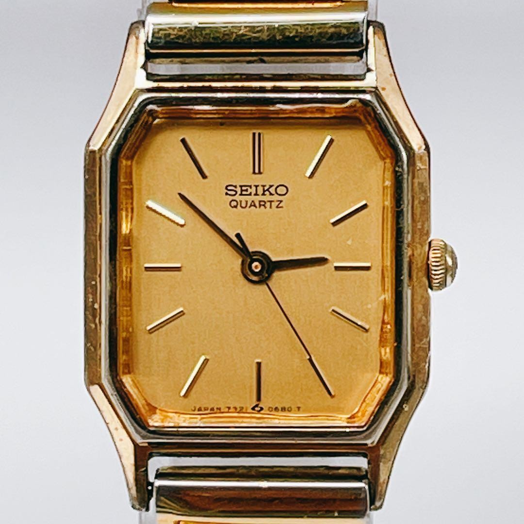 New battery/working Seiko Octagon wristwatch, vintage, 7321-5240