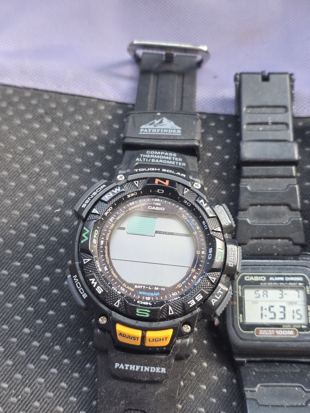 Vintage Casio Watches Lot Of 6 In Pre Owned Condition Casio Pathfinder #H