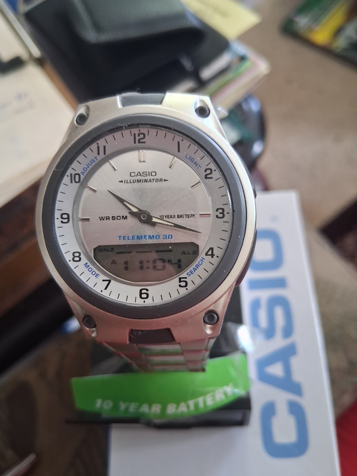 CASIO ANALOG DIGITAL AW80D BRAND NEW WITH BOX 10 YEARS BATTERY