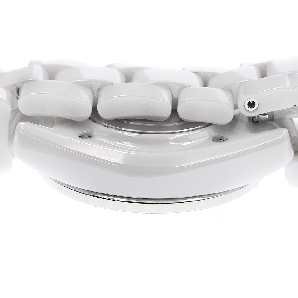 CHANEL J12 H5698 White Ceramic white Dial Quartz Ladies Watch_946756