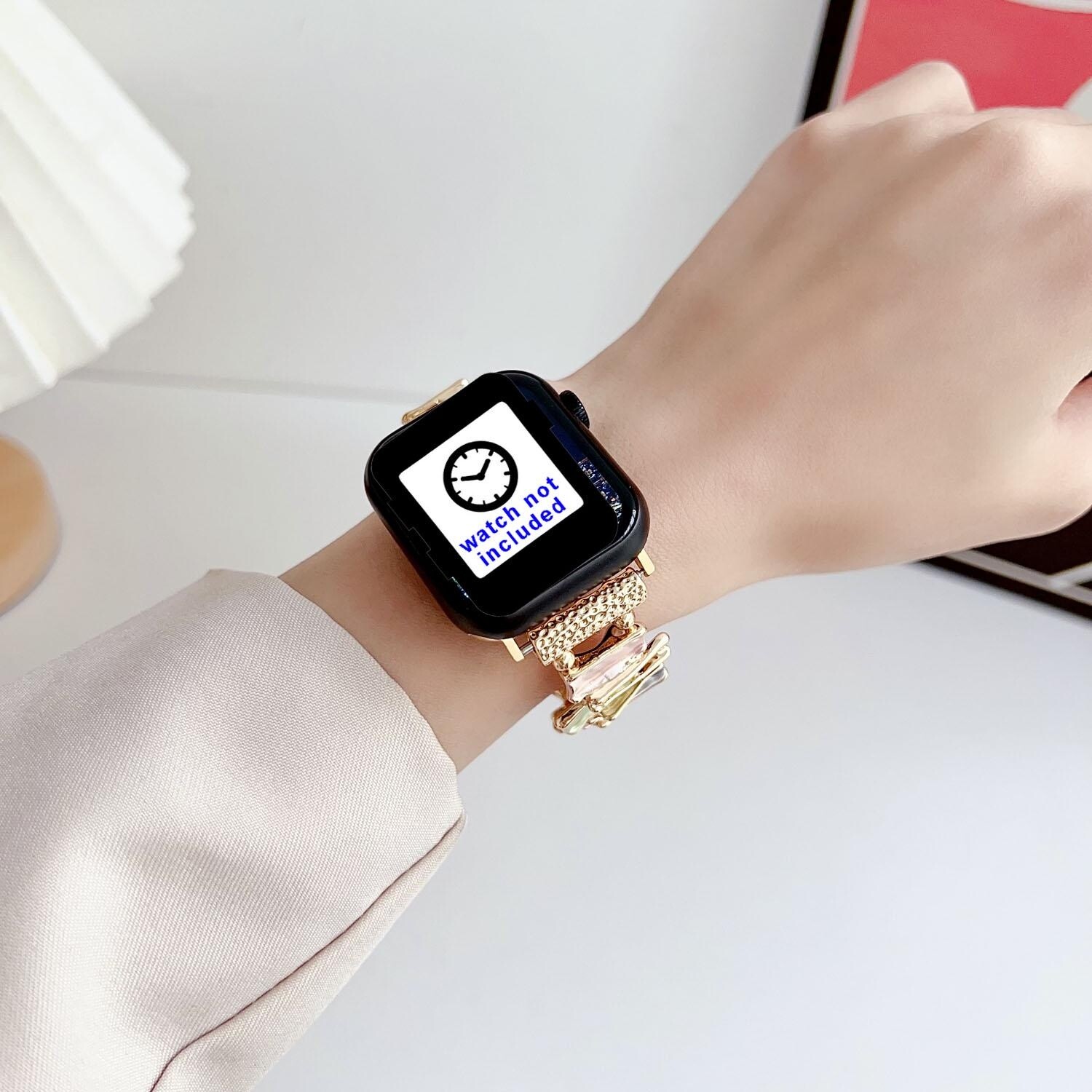 Jewelry Bangle Strap for Apple Watch Band 41 45 49mm Ultra 40 44mm 42mm Bracelet