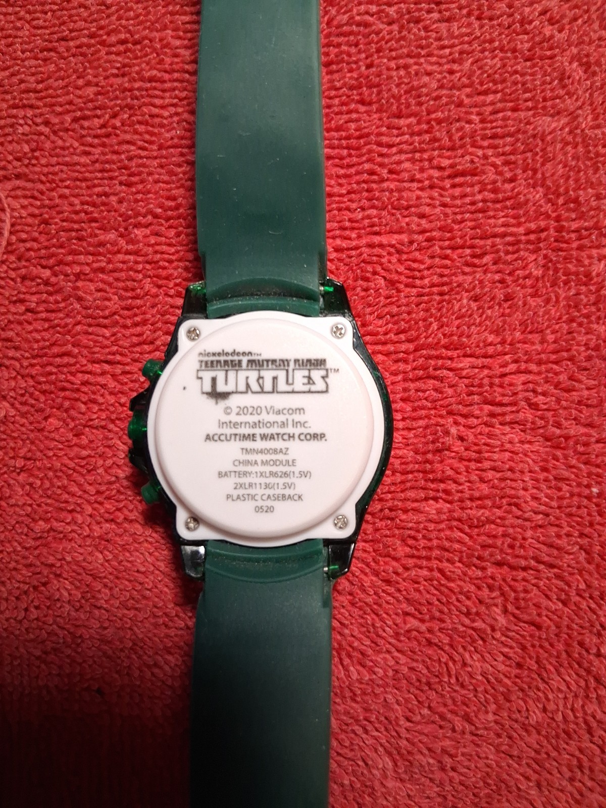 Vintage Teenage Mutant Ninjas Turtles Watch Unisex Digital TMN4008AZ LR626 2020