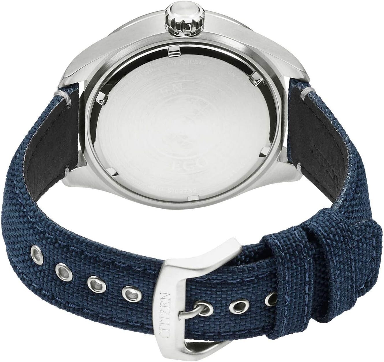 Citizen Eco-Drive Men’s Blue Dial Nylon Strap Watch AW5000-16L