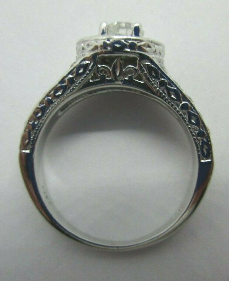 F.D 1.10 Carat 14K Gold Diamond Engagement Ring Center=.40 F-SI2 Value=$6,950