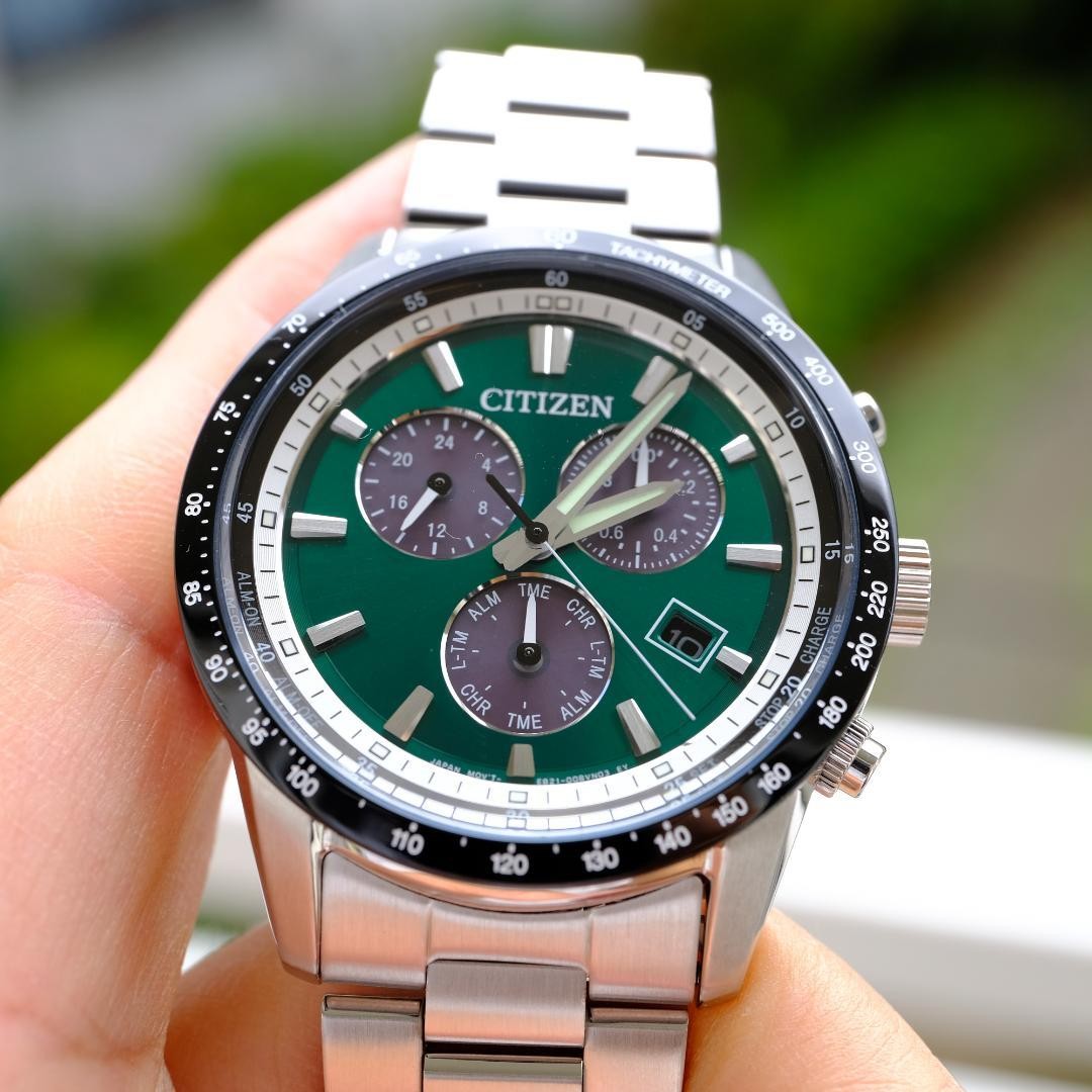 Citizen BL5614-59W Chronograph Watch Wrist 19.5cm