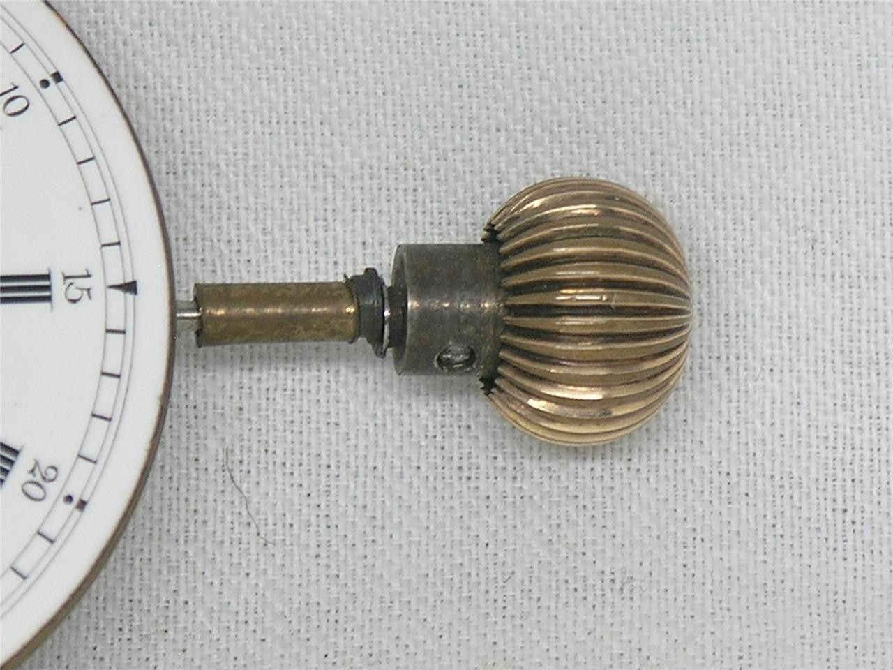 EXTREMELY RARE E. HOWARD 12TH MADE SERIES IX POCKET WATCH MOV’T & DIAL + STEM